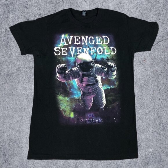 Tultex Avenged Sevenfold The Stage Spaceman Tour Shirt Adult Size Small - Picture 1 of 4